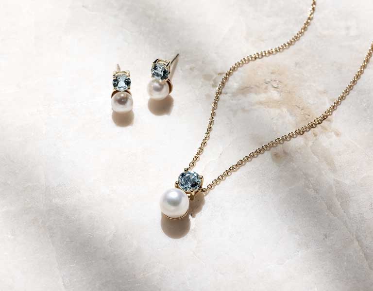 Aqua Glow | Aquamarine Jewelry