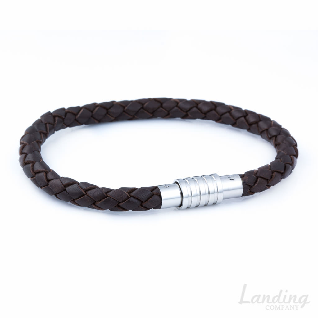 Aagaard Mens Jewelry Leather Bracelet Brown - Landing Company