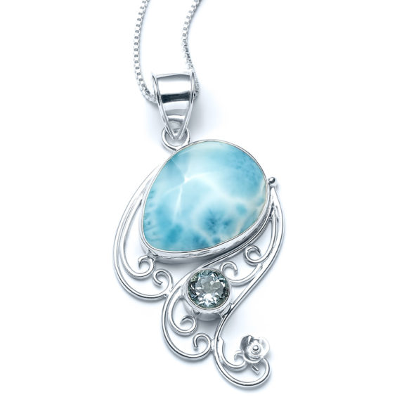 Island Passage Larimar Necklace