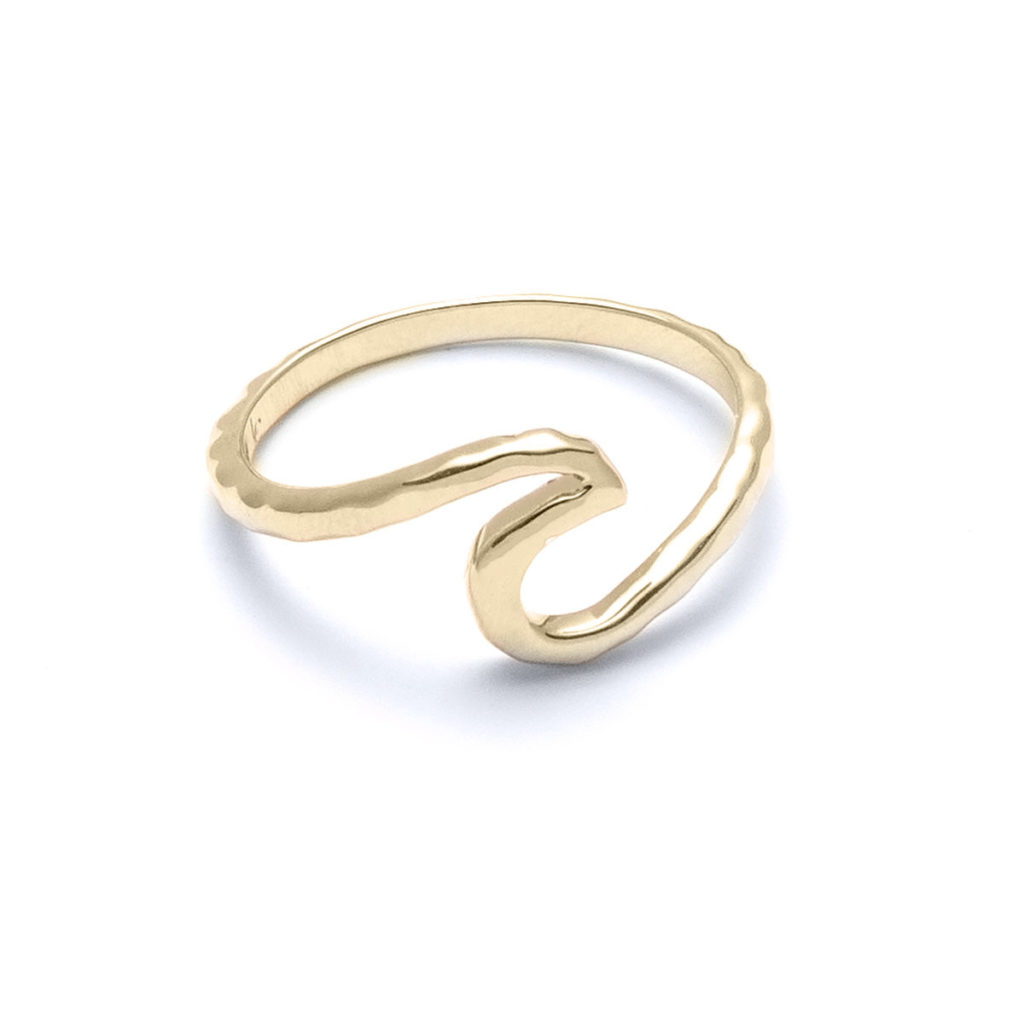 Wave Ring 14k Gold