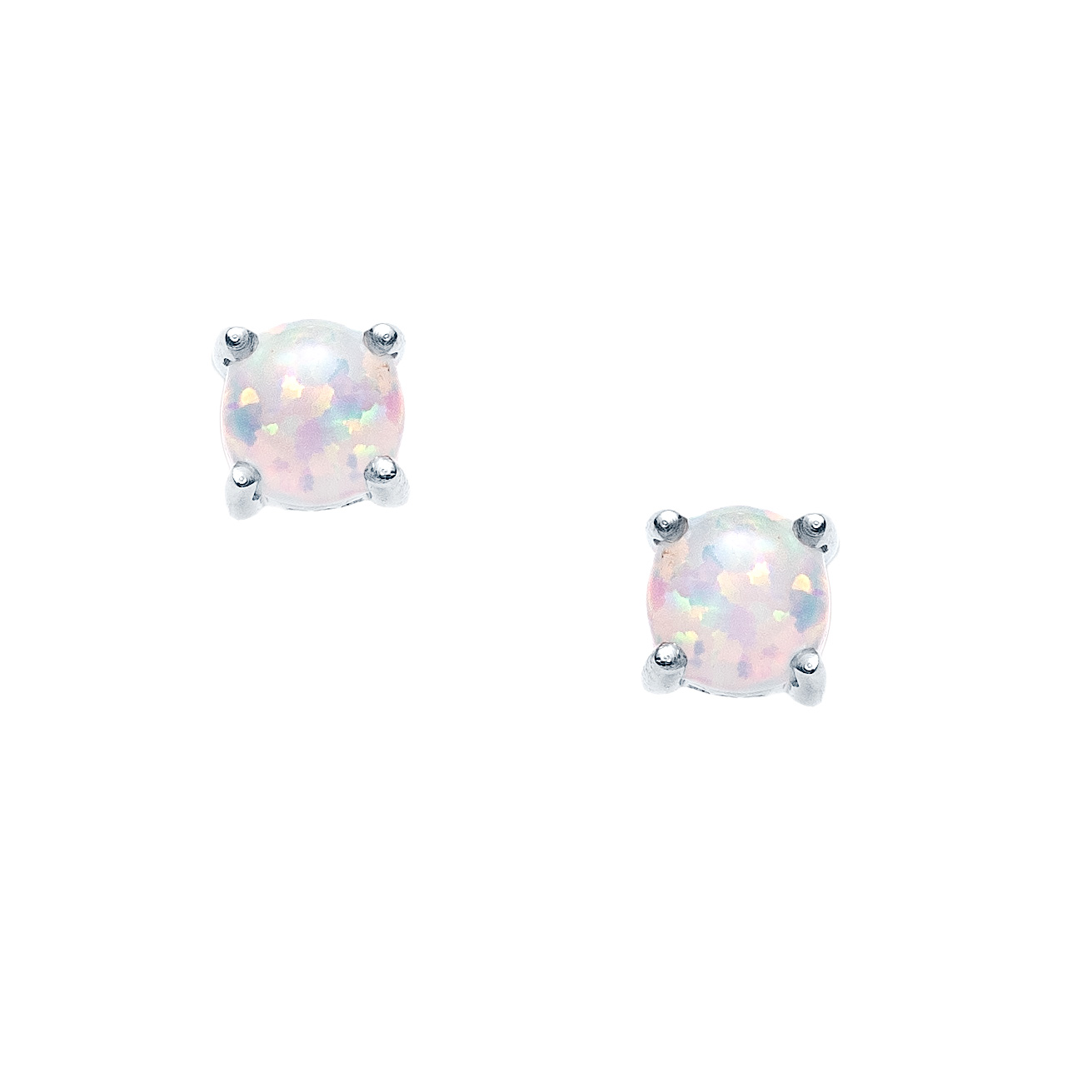 White Opal Essential Stud Earrings | Landing Company