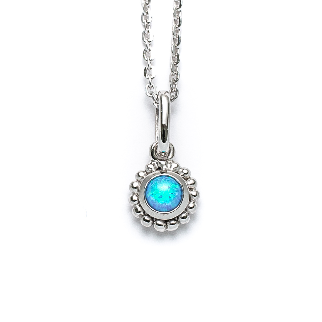 Fire Opal Mini Sunburst Necklace Landing Company