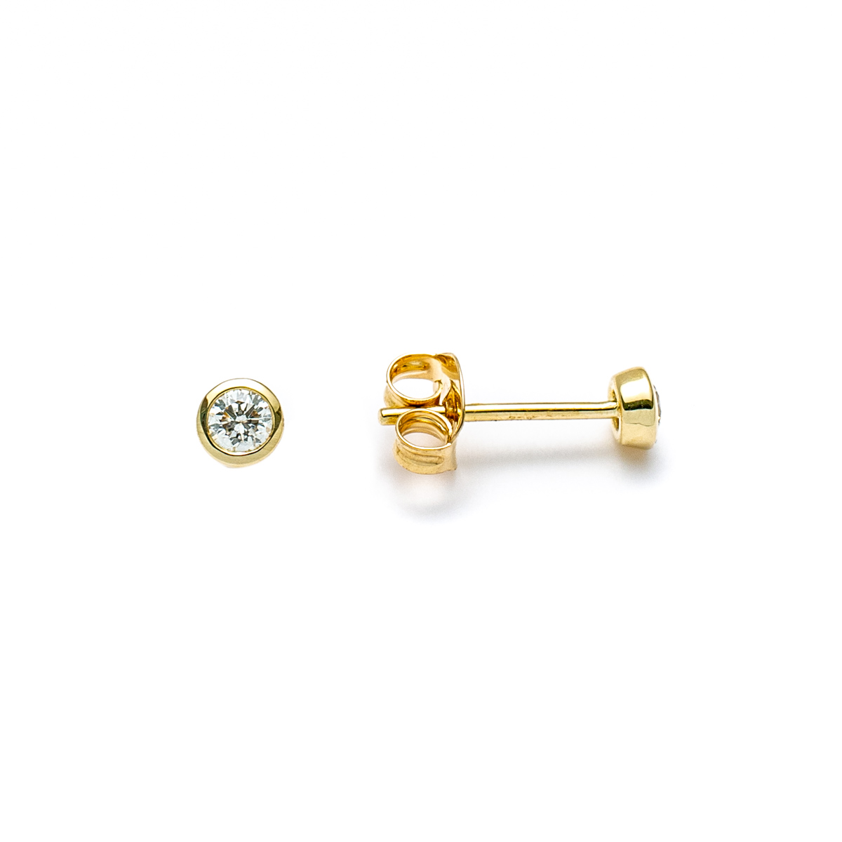 Small Round Diamond Stud Earrings | Landing Company