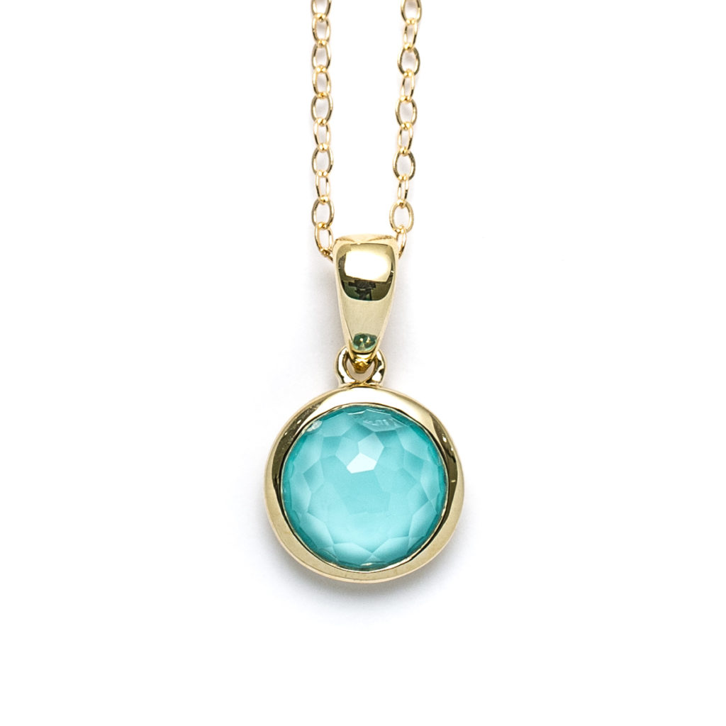 Laguna Mini Teardrop Gold Necklace | Landing Company