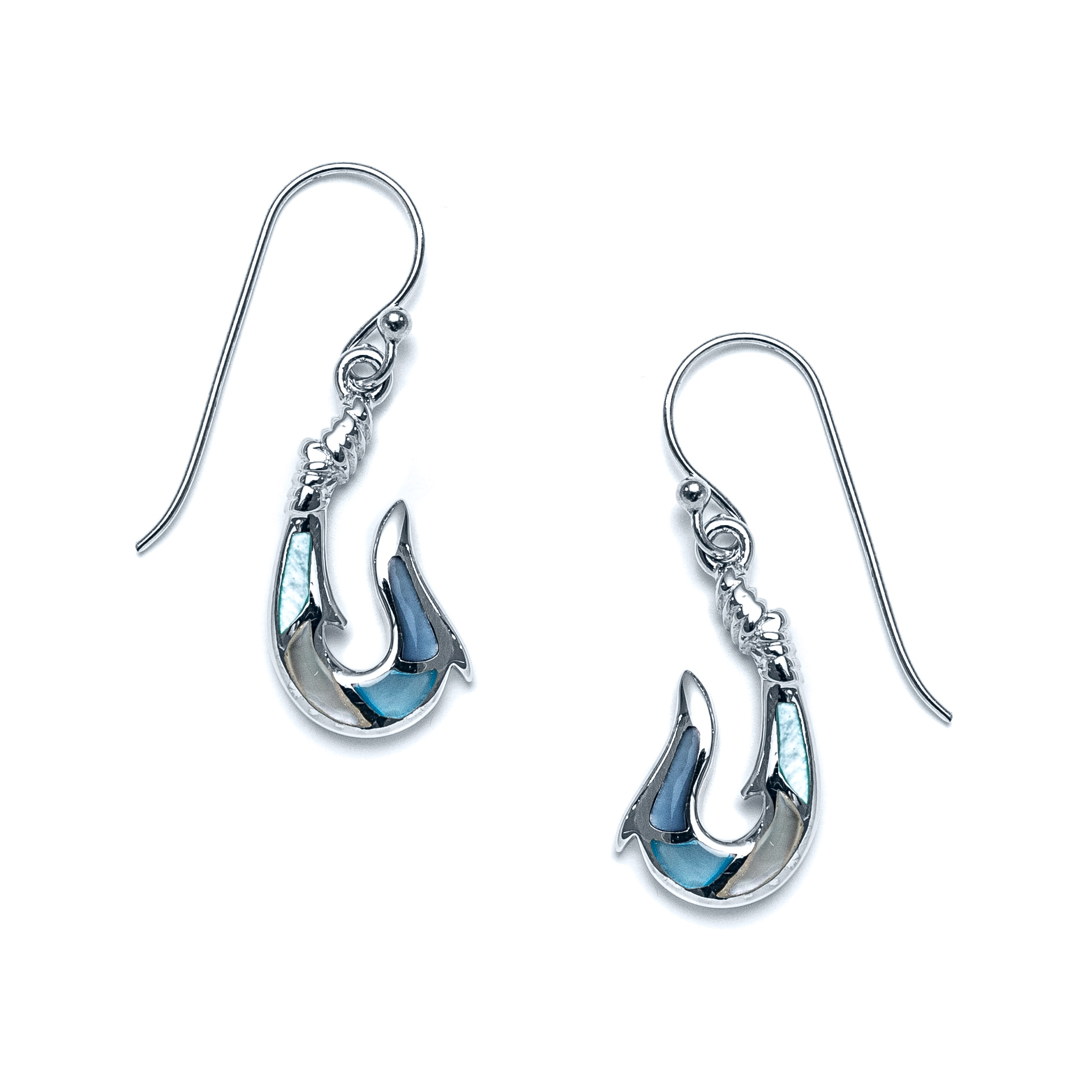 Capri Fish Hook Earrings in Sterling Silver - Landing Company, Hook  Earrings 