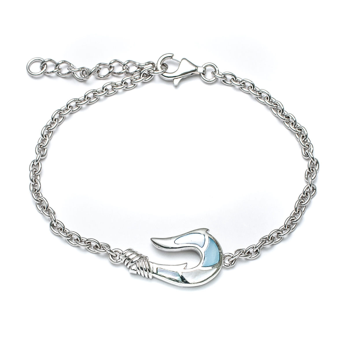 Capri Fish Hook Link Bracelet