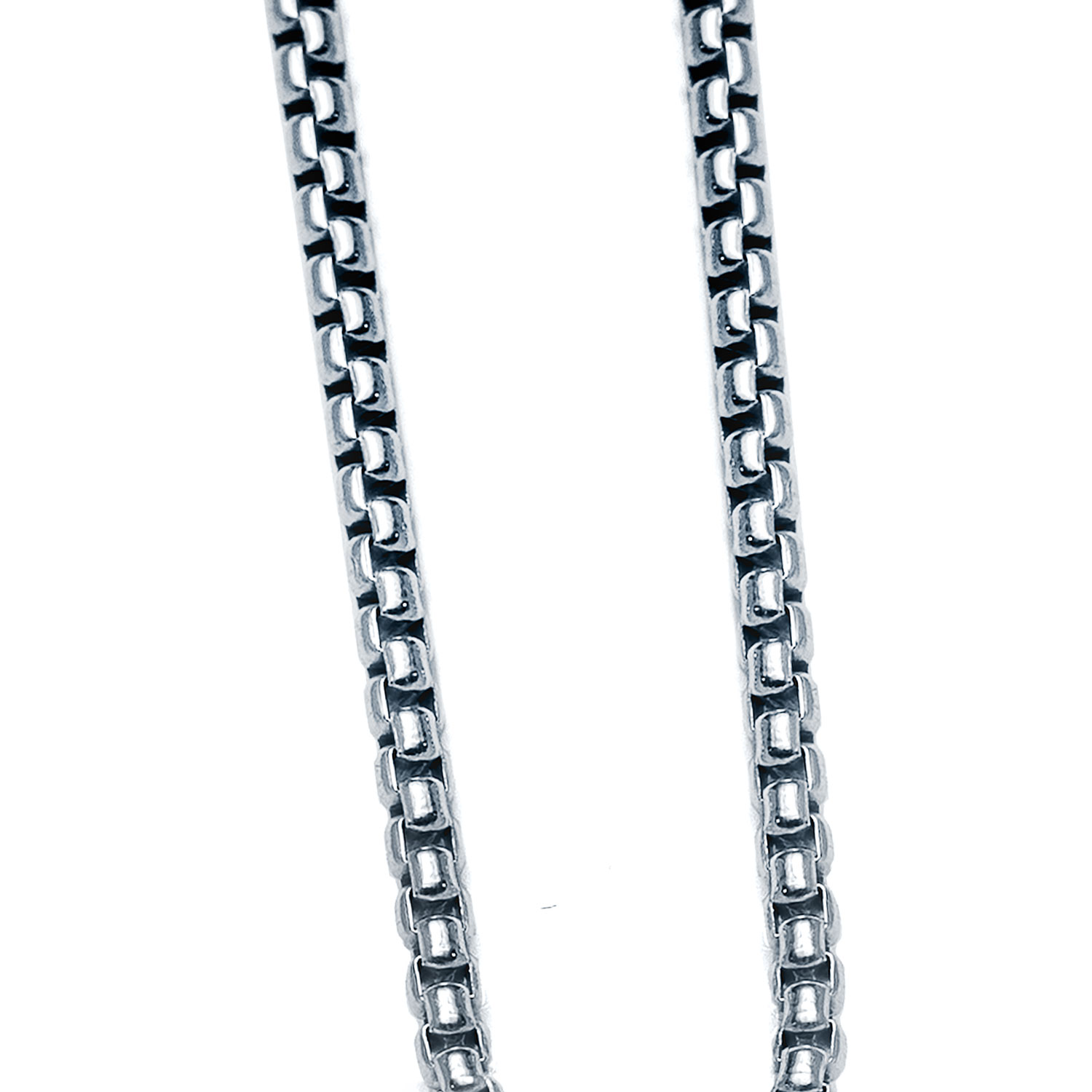 Sterling Silver Necklace Chain, Blank Chain Link Replacement Necklace 